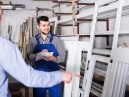 window salesman selling UPVC