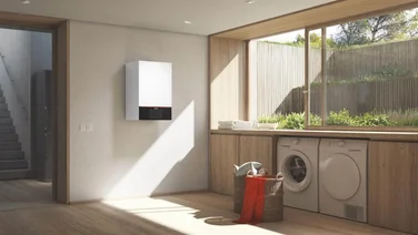 A Viessmann Boiler in a kitchen