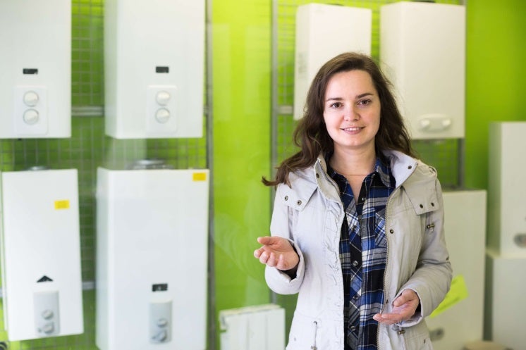 a woman wondering: "what size boiler do i need?"