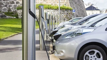 EV cars charging