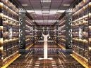 a bitcoin server room