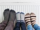 feet on warm radiator