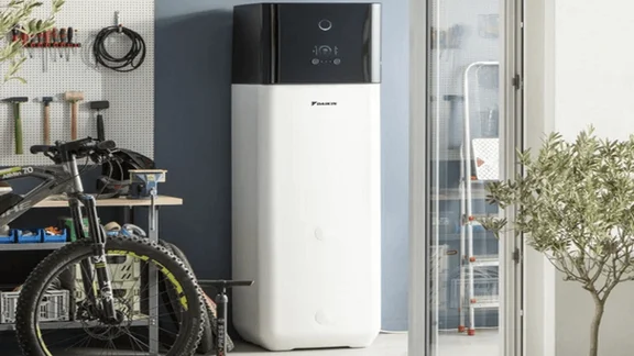 the Daikin Altherma 3 High Temperature heat pump in a house