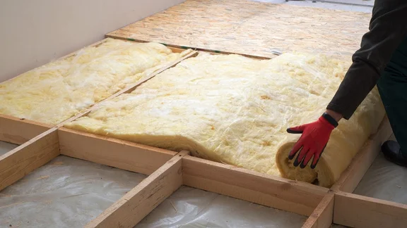 Rolls of loft instulation