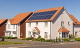 solar panels on a house in the uk