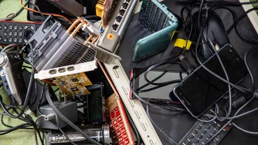 Assorted e-waste