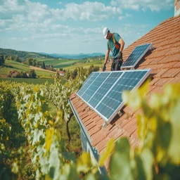 People gives thumbs up to solar panels
