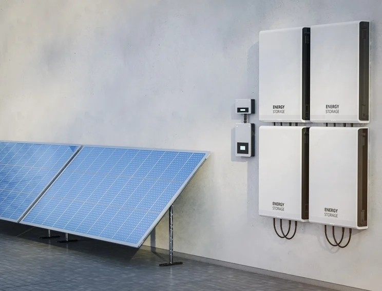 Solar battery and solar panels