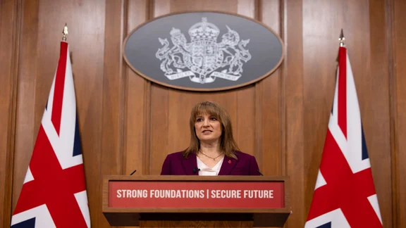 The Chancellor delivers a Budget scene setter speech