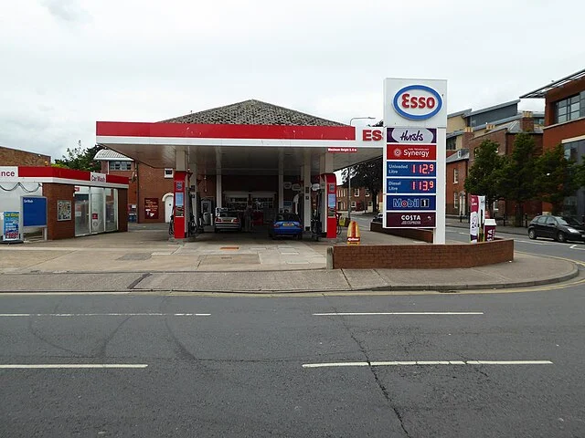 UK petrol station
